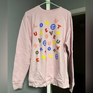 Harry Styles Love on Tour 2023 Soup Crewneck in pink SIZE L
